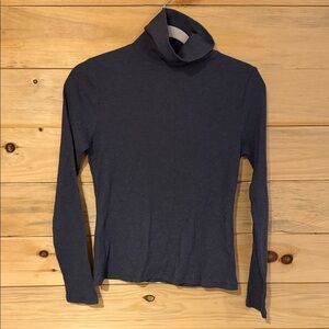 Old Navy Charcoal Gray Ribbed Turtleneck Sweater